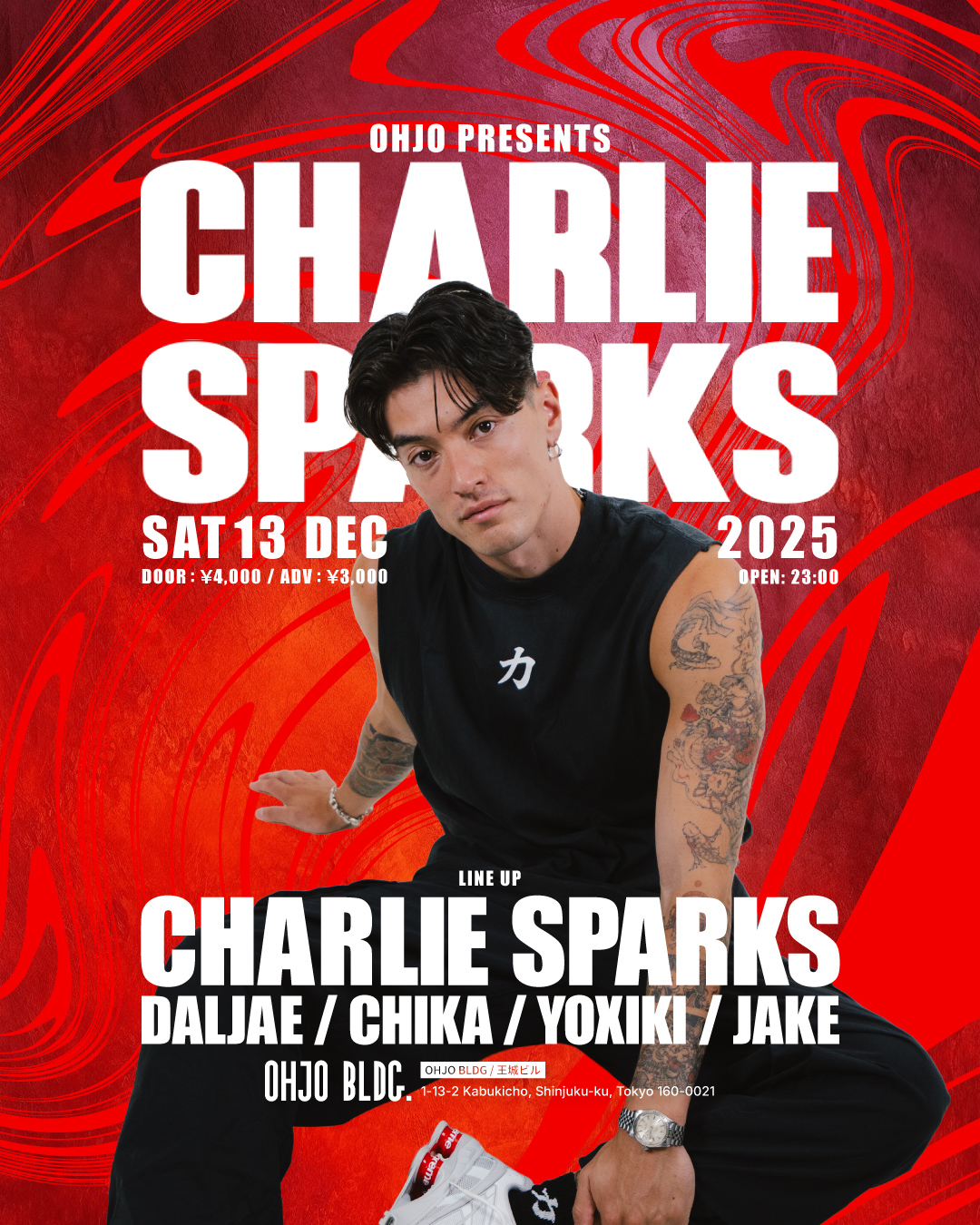 Charlie Sparks at OHJO BLDG