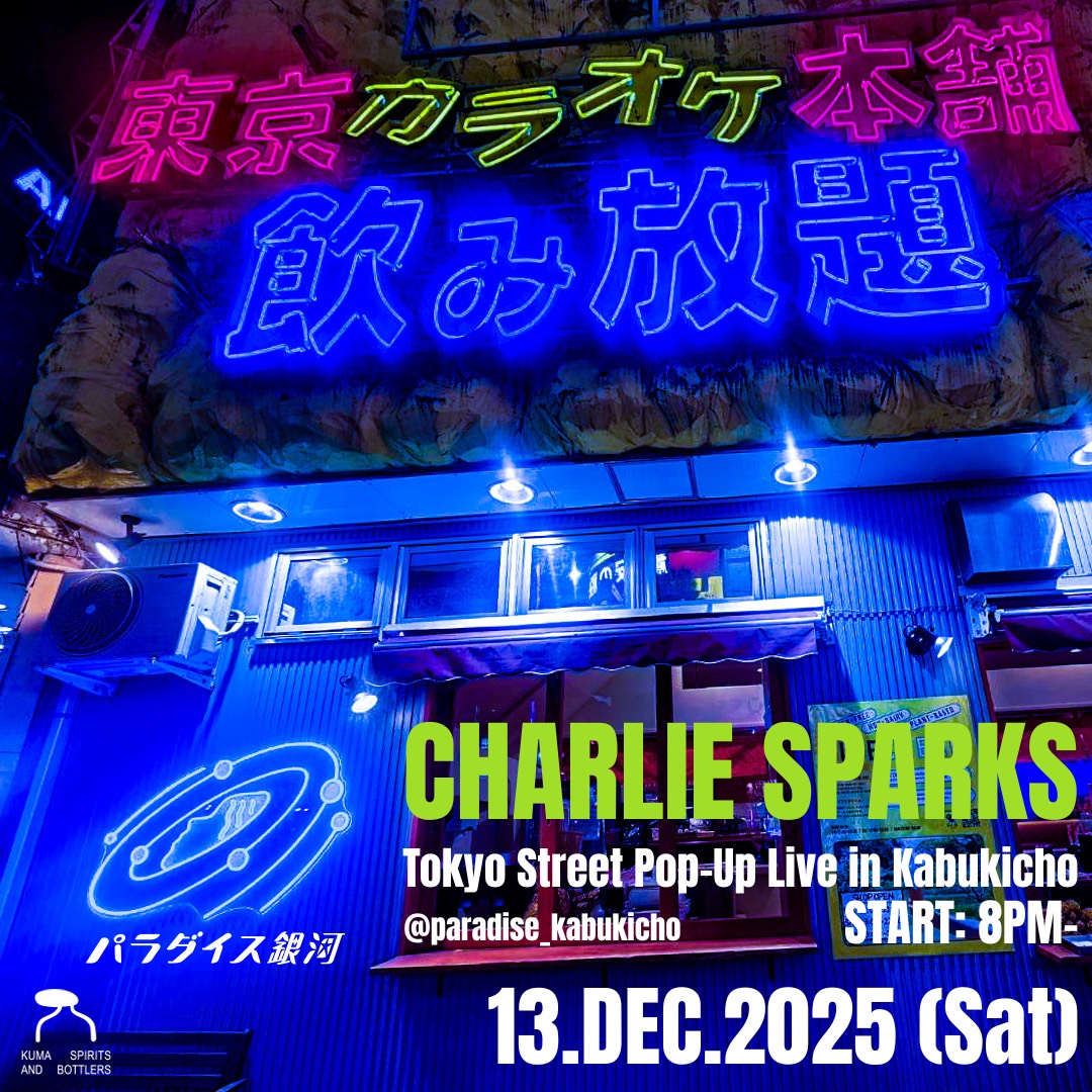 Charlie Sparks × TokyoStreet Pop Up Live
