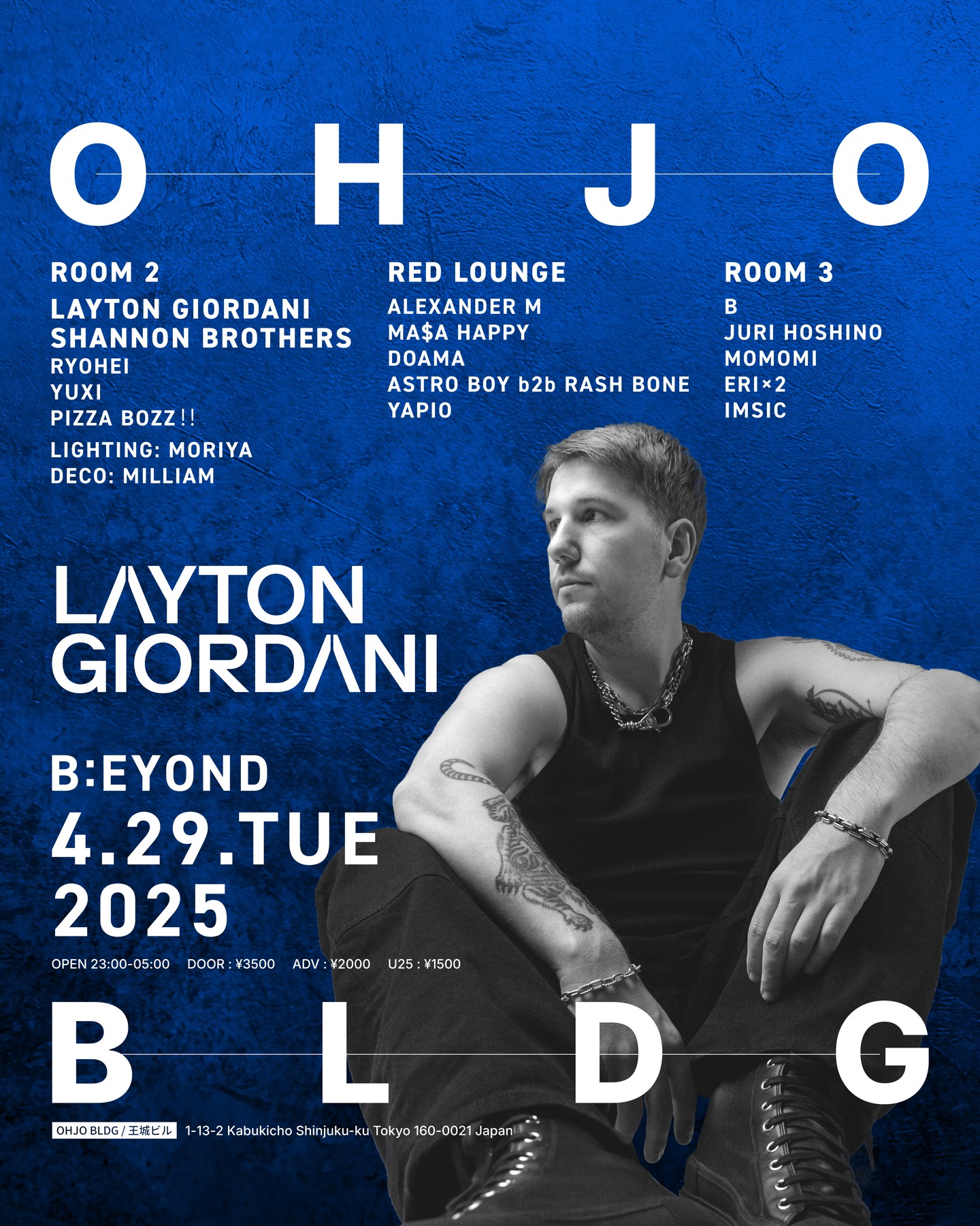OHJO PRESENTS × Layton Giordani