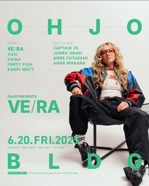 OHJO PRESENTS: VE/RA – JAPAN DEBUT